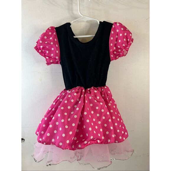 Minnie Mouse pink polka dots costume gown girls size 3/4? - Picture 3 of 7